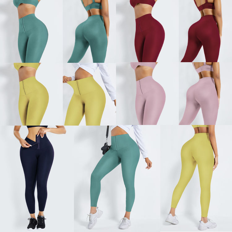 Womens High Waist Leggings for Fitness Shapewear - Tummy Control Workout Pants